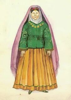 Татарский костюм женщины