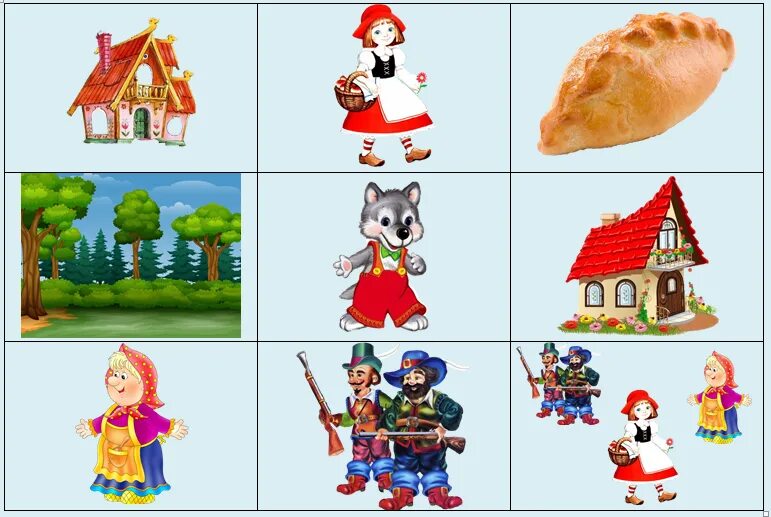 Дидактическая игра расскажи сказку
