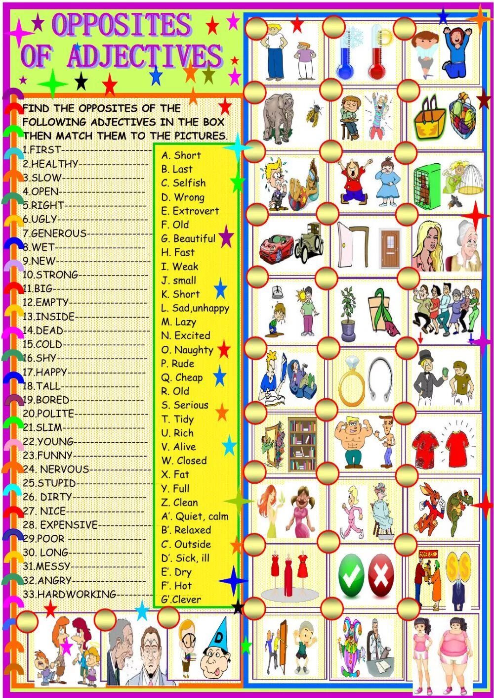 Find the opposites to the following words. Прилагательные opposites. английский язык прилагательные антонимы упражнения. adjectives opposites упражнения. задания противоположности на английском.