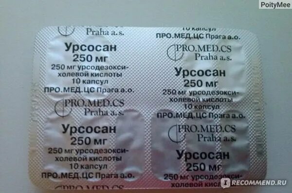 Можно ли после урсосана есть