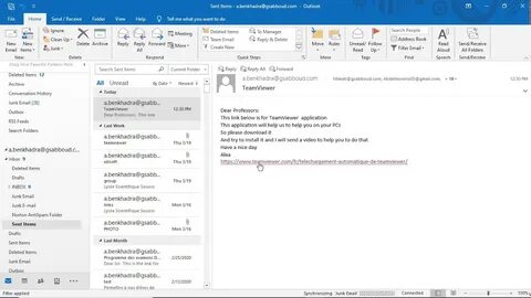 Профиль outlook 2016