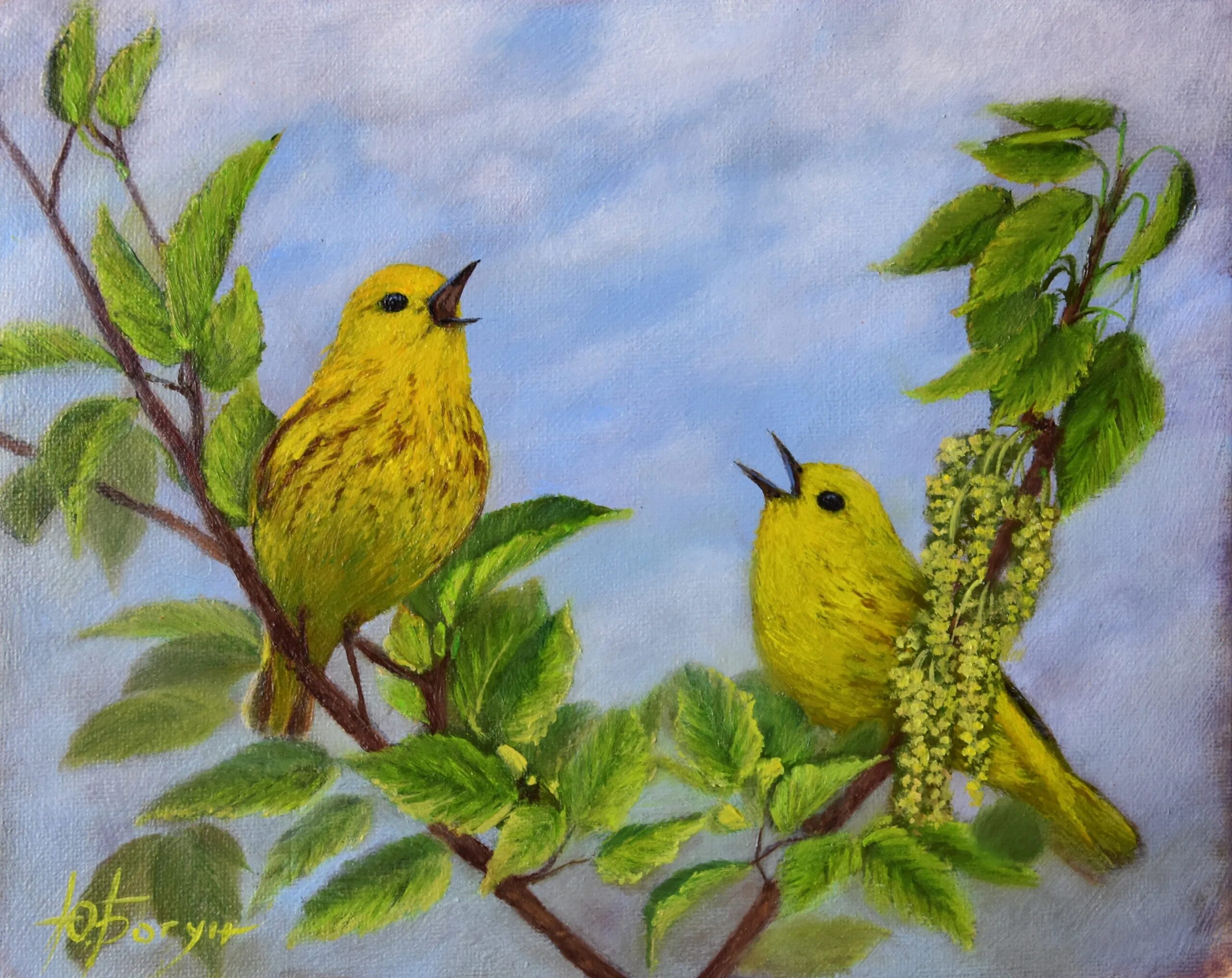 Птицы вестники весны. Картина птицы. Птица Вестник. Картины с желтыми птицами.