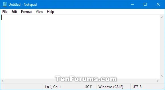 Win notepad. Microsoft notepad.