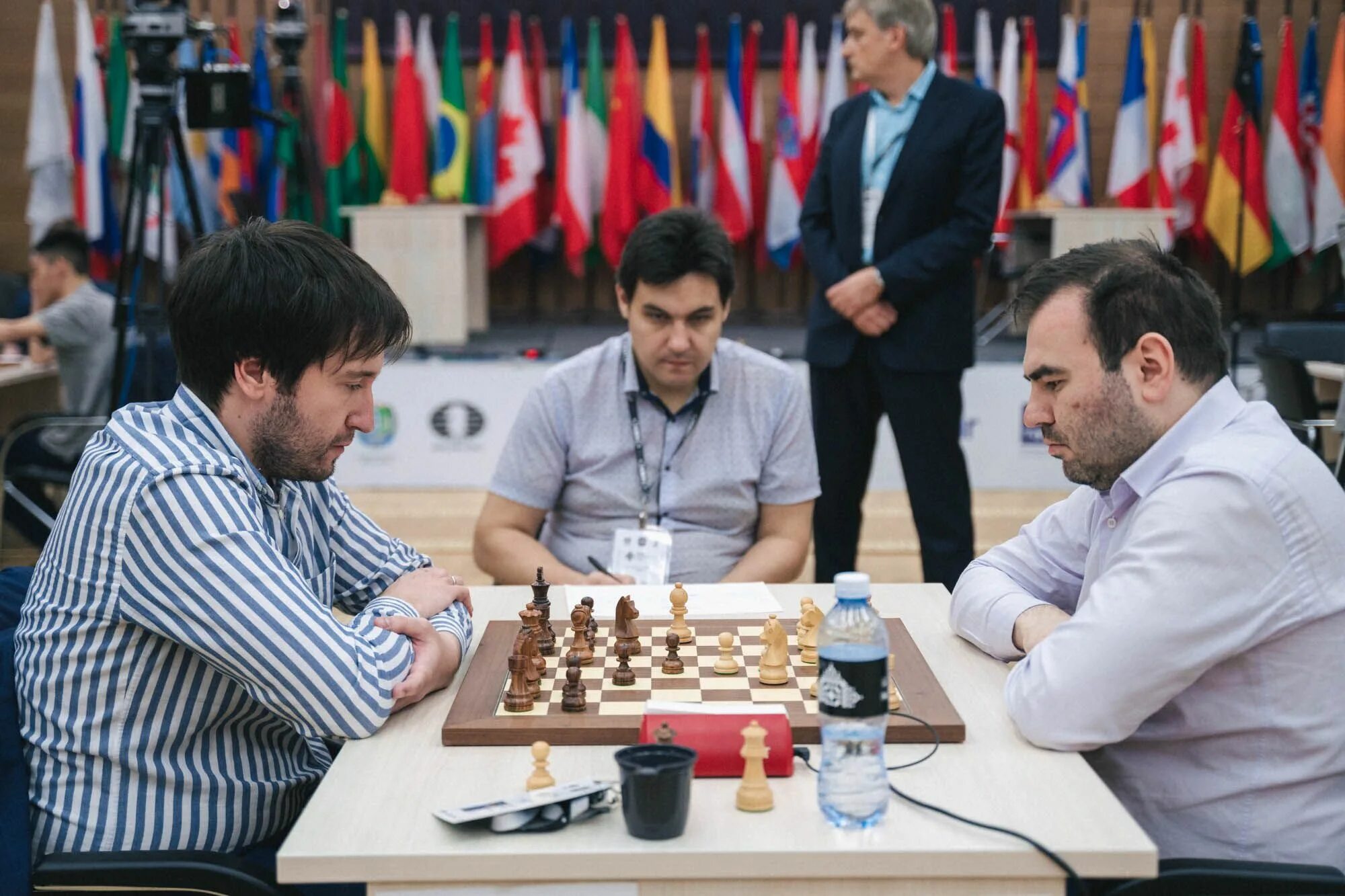 Fide chess. Mamedyarov, Shakhriyar. Шахрияр Мамедъяров и Теймур Раджабов.