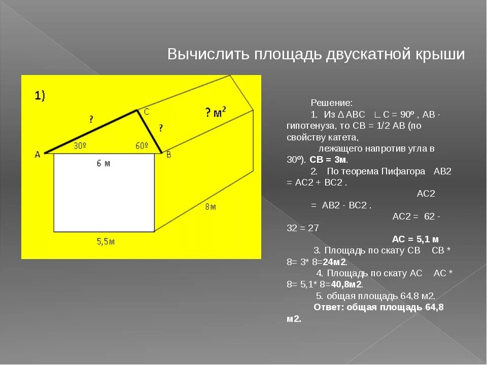 Сколько квадратных метров в прямоугольнике. Как посчитать квадрат крыши. как посчитать квадратные метры крыши. как посчитать размер крыши в квадратных метрах. как правильно считать квадратные метры крыши.