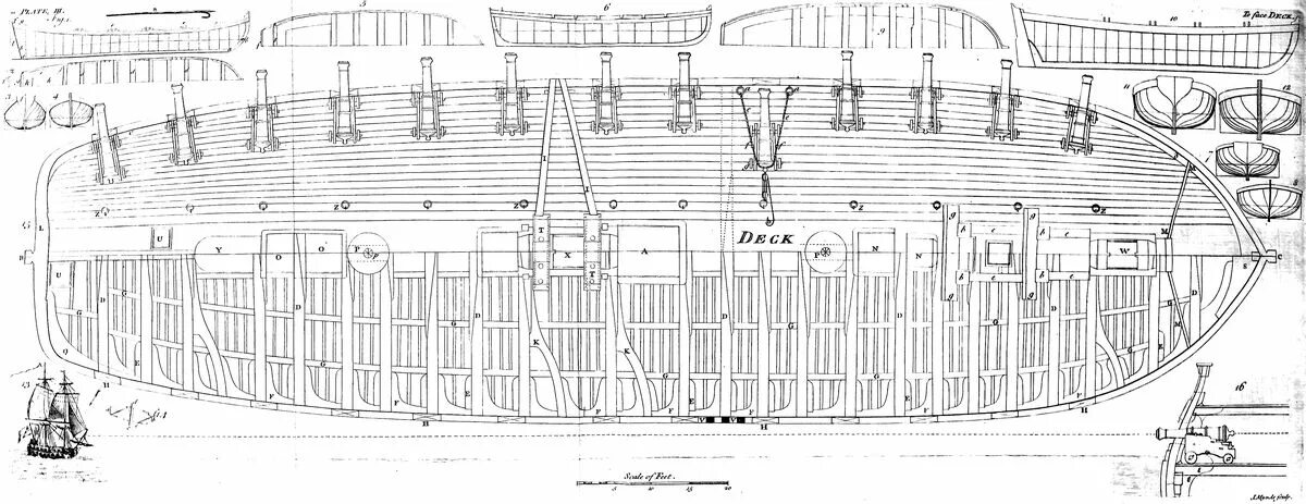 Верхняя палуба судна. HMS Bellona 1760 чертежи. HMS Bellona 1760. HMS Victory чертежи. HMS Victory чертежи корабля.