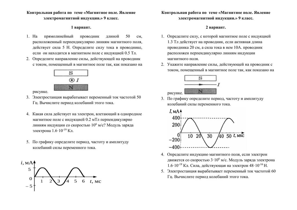 Электромагнитные волны тест 2 варианта. Магнитная индукция 11 класс физика. Кр по физике 9 класс электромагнитное поле. Контрольные работы по физике за 9 класс электромагнитное поле. Кр по физике 9 класс магнитное поле.