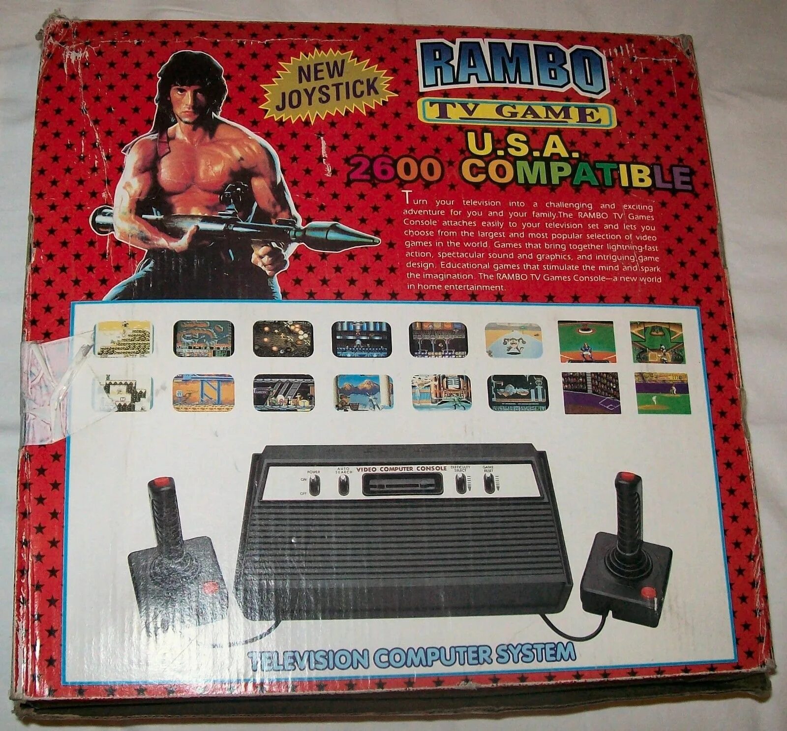 Гейм бокс купить. Rambo клон Атари. Приставка Атари 2600. Atari 2600 Rambo TV. Игровые приставки Atari 2600 Clone.