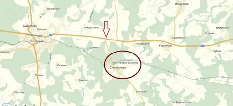 Показать карту шаховской