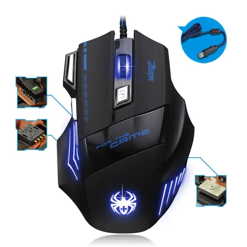 7d game mouse. Zelotes t 80. Zelotes а15. Мышь игровая проводная t6. Мышь Zelotes.