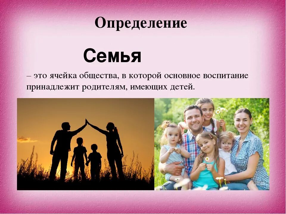 Слова о семье в год семьи. Семья это определение. Определение понятия семья. Разные понятия семьи. Семья это кратко.