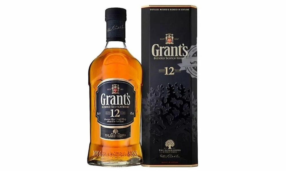 Grants 0.7 цена. Grants Blended Scotch Whisky. Grants 12 виски. Виски Грантс черный. Грантс 12 лет.