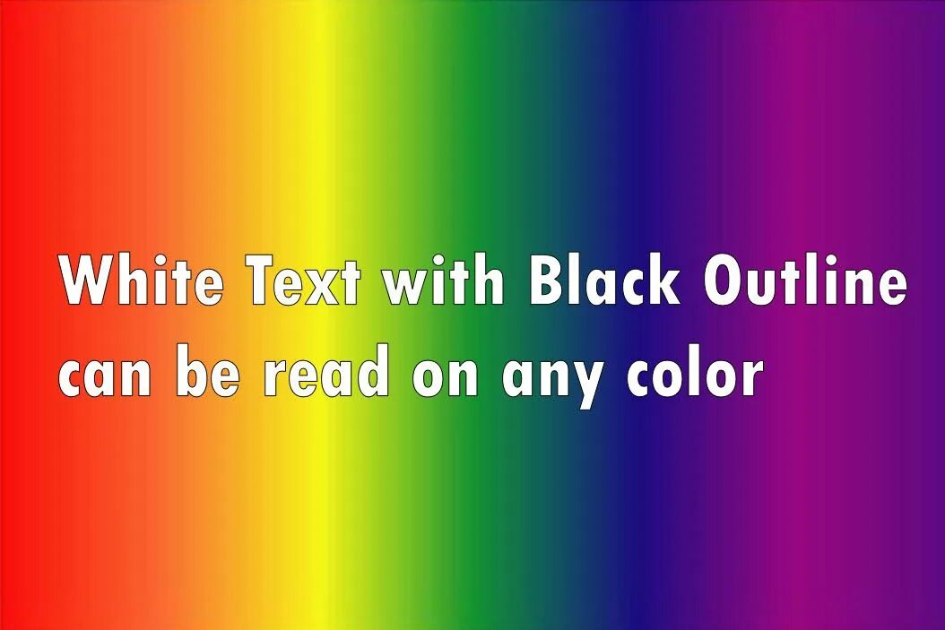 Text color. Белый шрифт с черной обводкой. цвета на английском картинки. text color картинка. color text white.