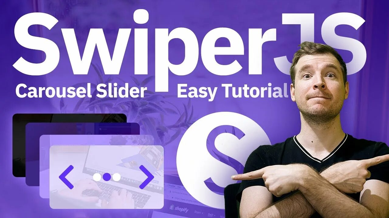 Swiperjs. Swiperjs logo. Slider with Swiper examples.