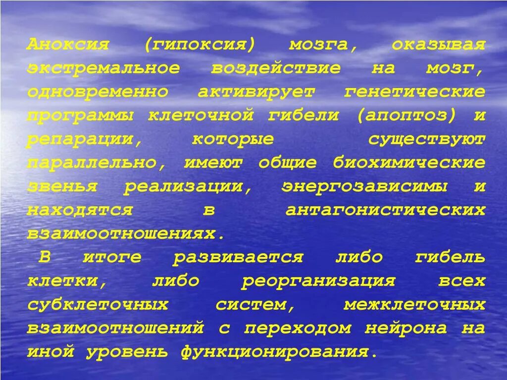 Гипоксия мозга симптомы. Терапия гипоксии мозга.