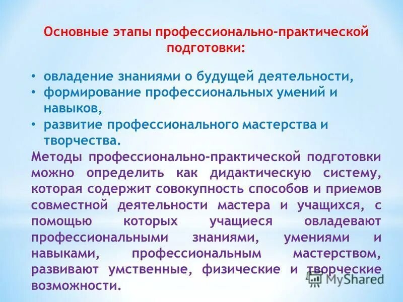 Методики профессионального развития. Методики профессионального развития