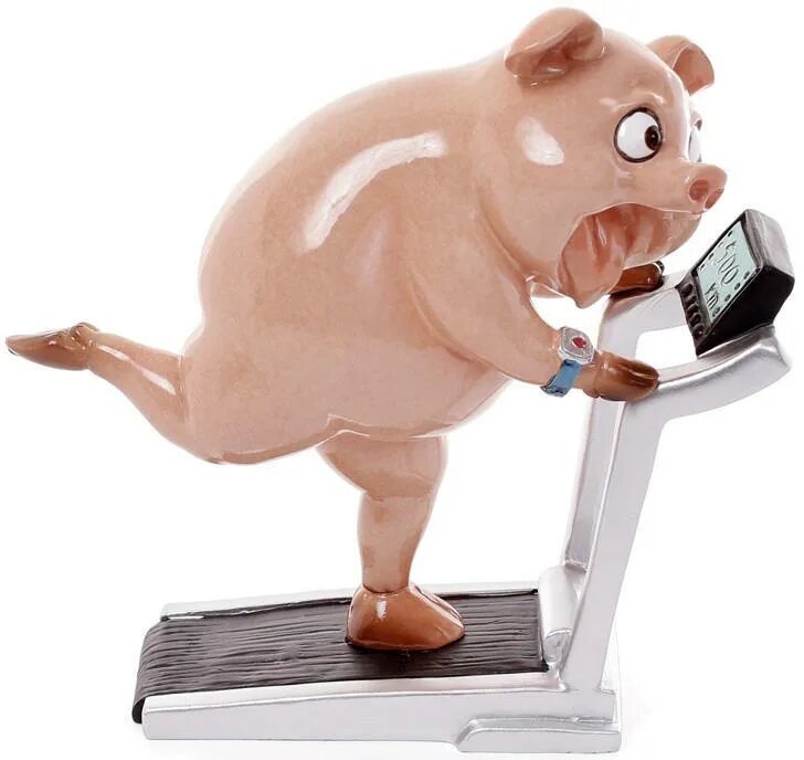 Слон в тинкеркад. Поросенок на диете. Креативная свинья. Свинка худеет. Свинка в тренажерном зале.