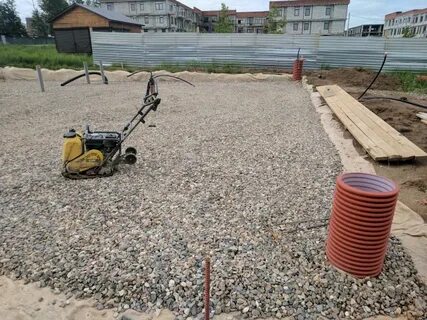 Основание под щебень