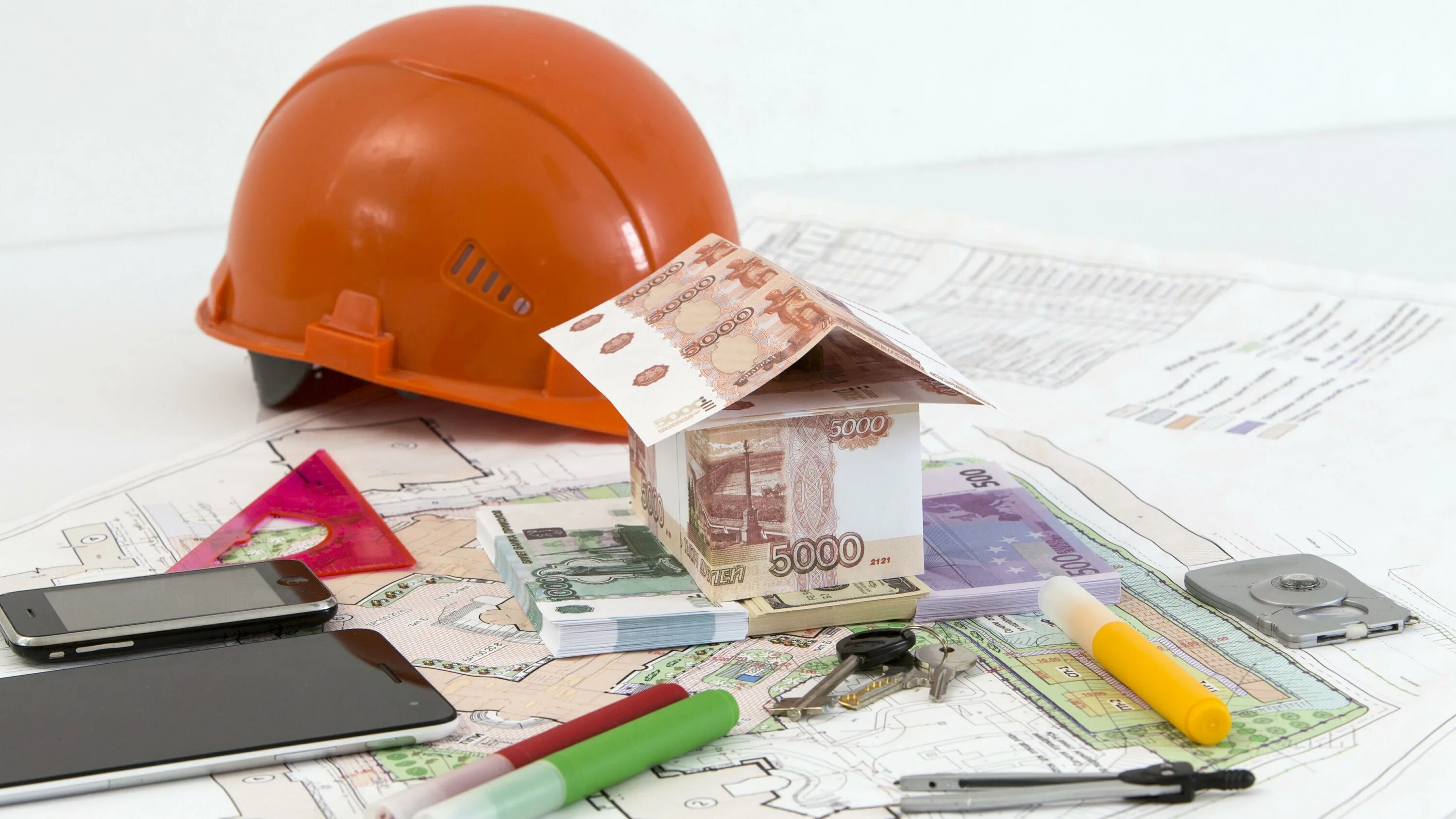 Оплата за строительные работы