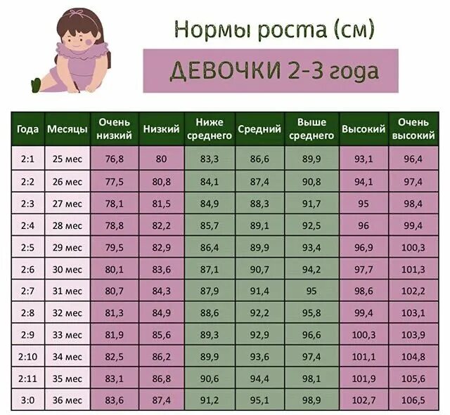 Вес ребёнка в 2.5 года норма девочка. Вес ребёнка в 2.5 года норма. Рост и вес ребёнка в 2.5 года девочка норма. Рост ребёнка по годам таблица для девочек.