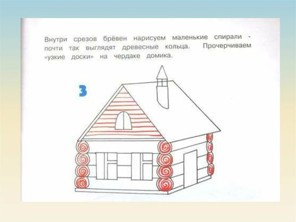 Рисуем дом 1 класс презентация. Поэтапное рисование избы. Этапы рисования домика для детей. Русская изба рисунок. Нарисовать избу поэтапно.