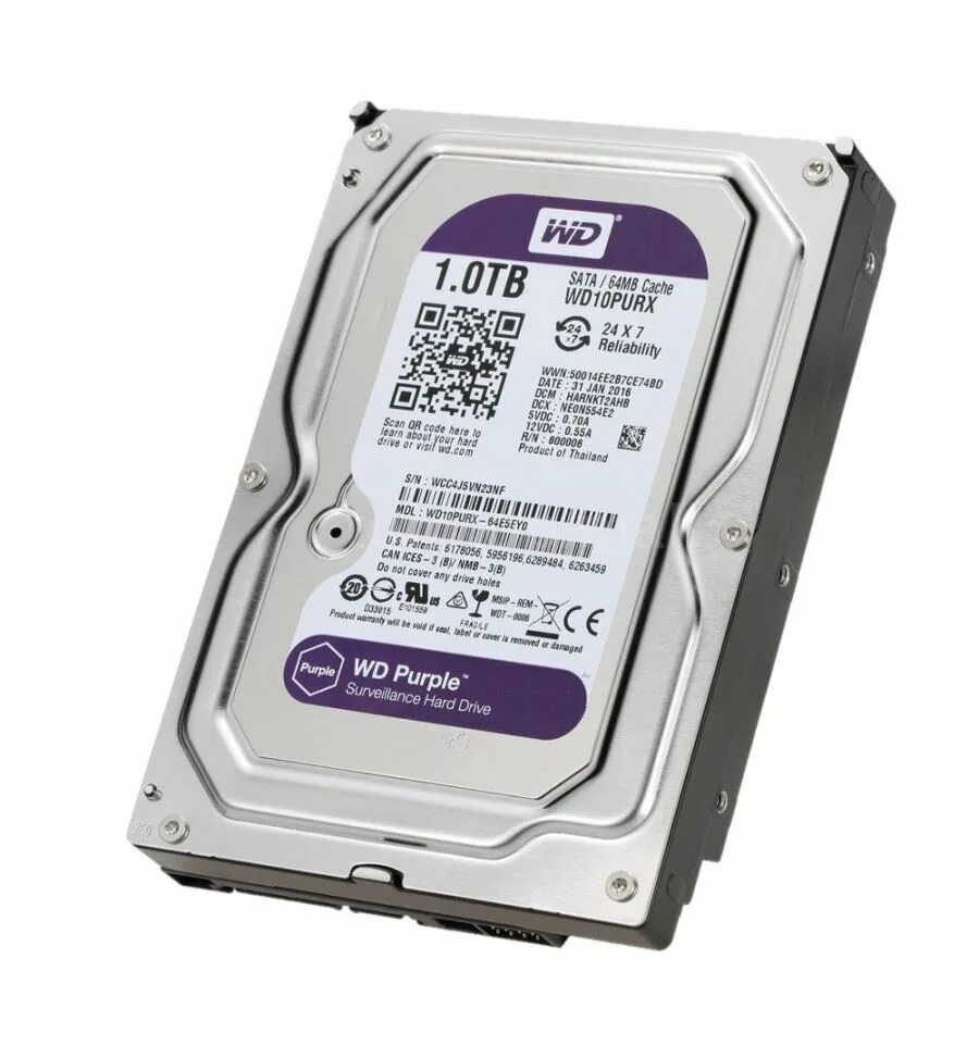 Жесткий диск Western Digital WD Purple 1 TB. Жесткий диск Western Digital Purple 1tb. Жесткий диск WD Purple wd10purz. Жесткий диск Western Digital WD Purple 10 TB