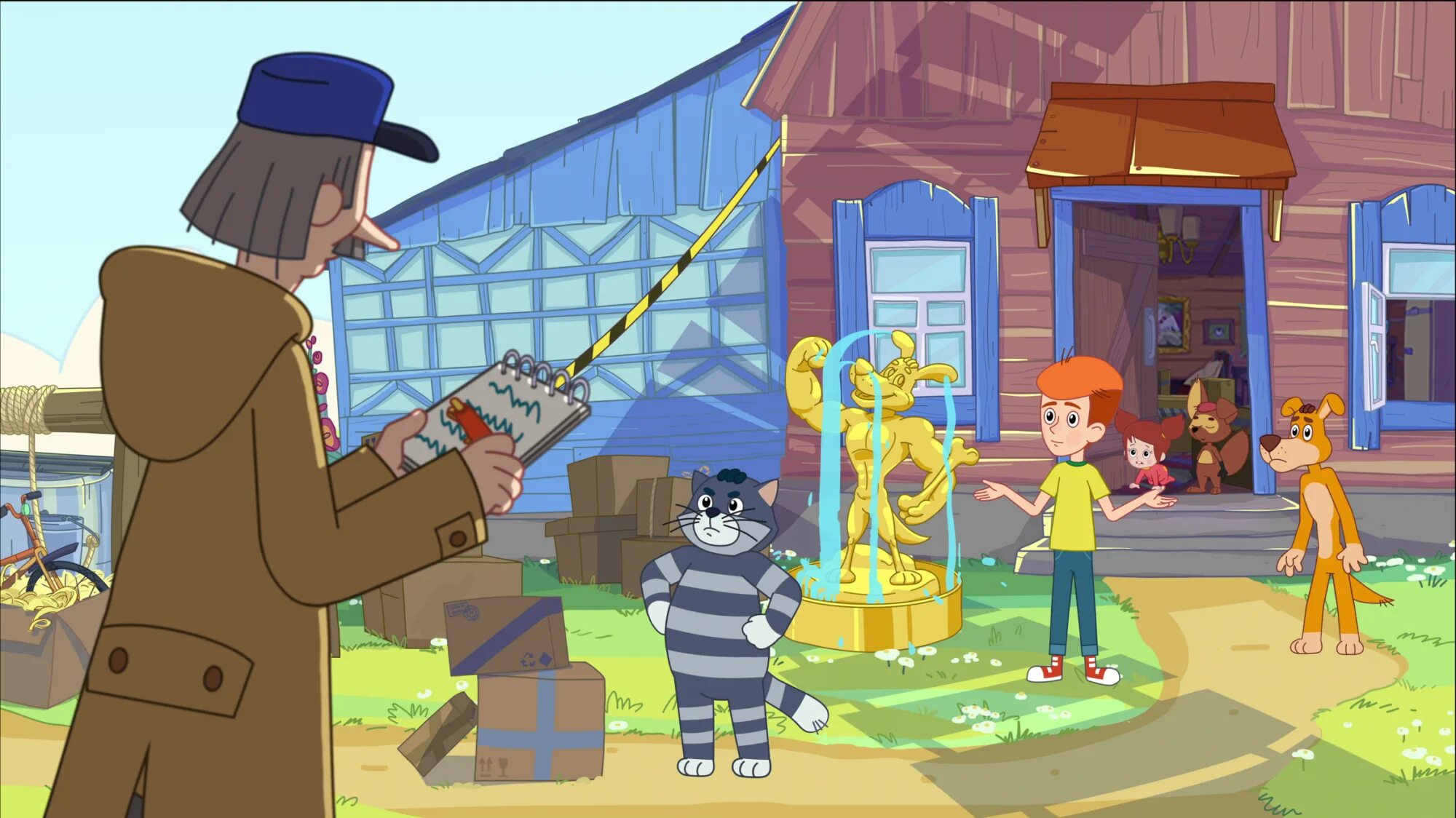 Матроскин плачет. Простоквашино матроскин. Простоквашино 2018 дядя федор. Возвращение в простоквашино. Простоквашино карусель 2018.