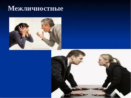 Личностные и межличностные конфликты