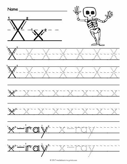 Tracing x