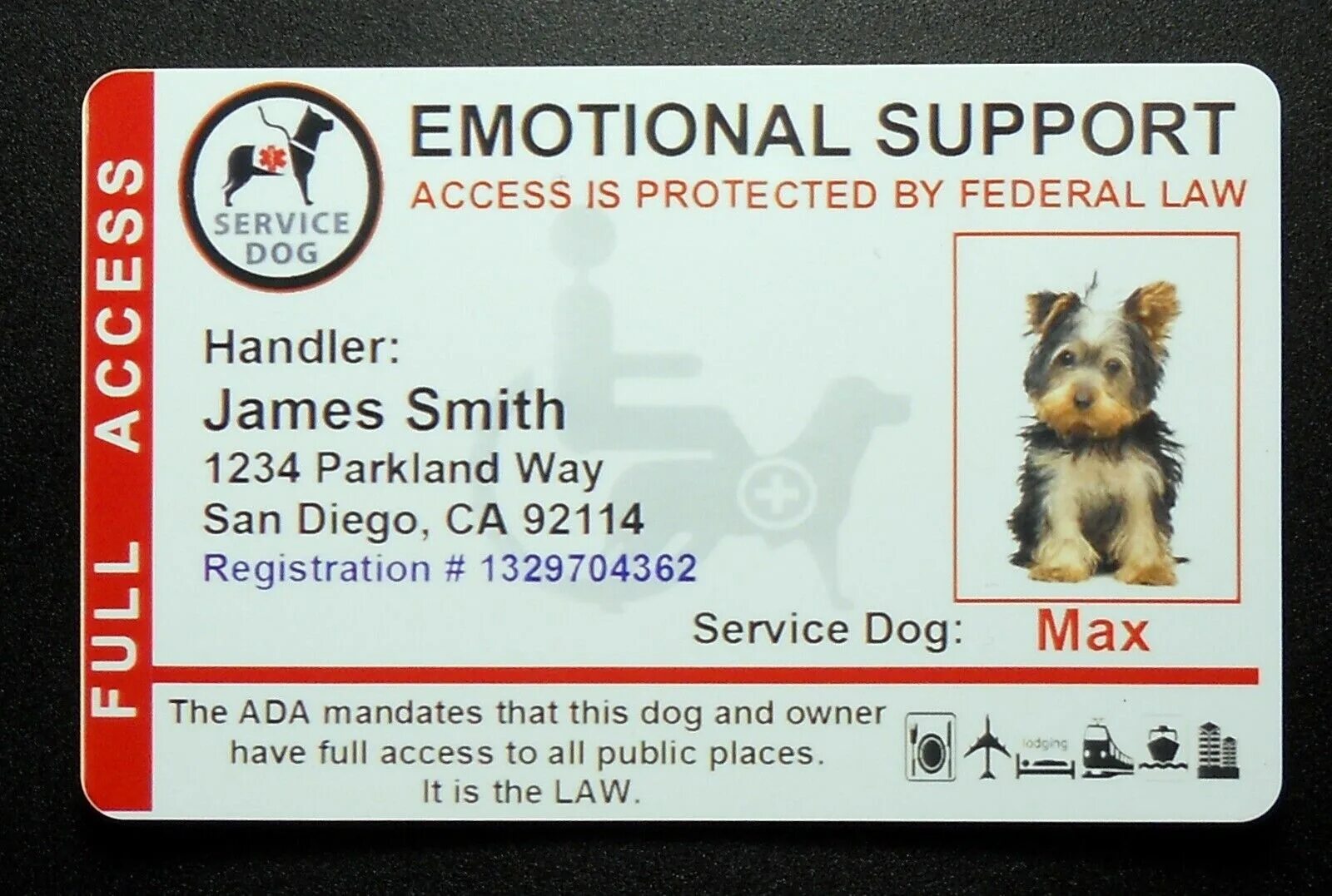 Animal id база. Сертификат service Dog. Emotional support animal ID Card шаблон. Сервис дог. Анимал ID.