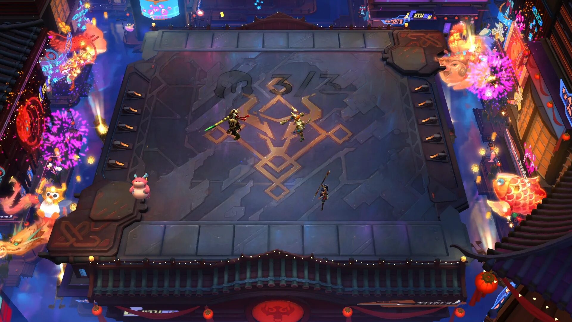 Праздничная арена. Арена лунный город тфт. тфт арены. teamfight tactics arena. арена канмеев тфт.