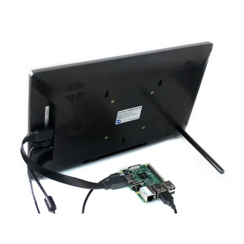 Lcd h. 13.3inch hdmi lcd (h) (with case) v2. дисплей с корпусом 13.3&quot; waveshare hdmi lcd (h), 1920x1080, ips. display 3inch 1080 hdmi. hdmi дисплей 1080 ips.