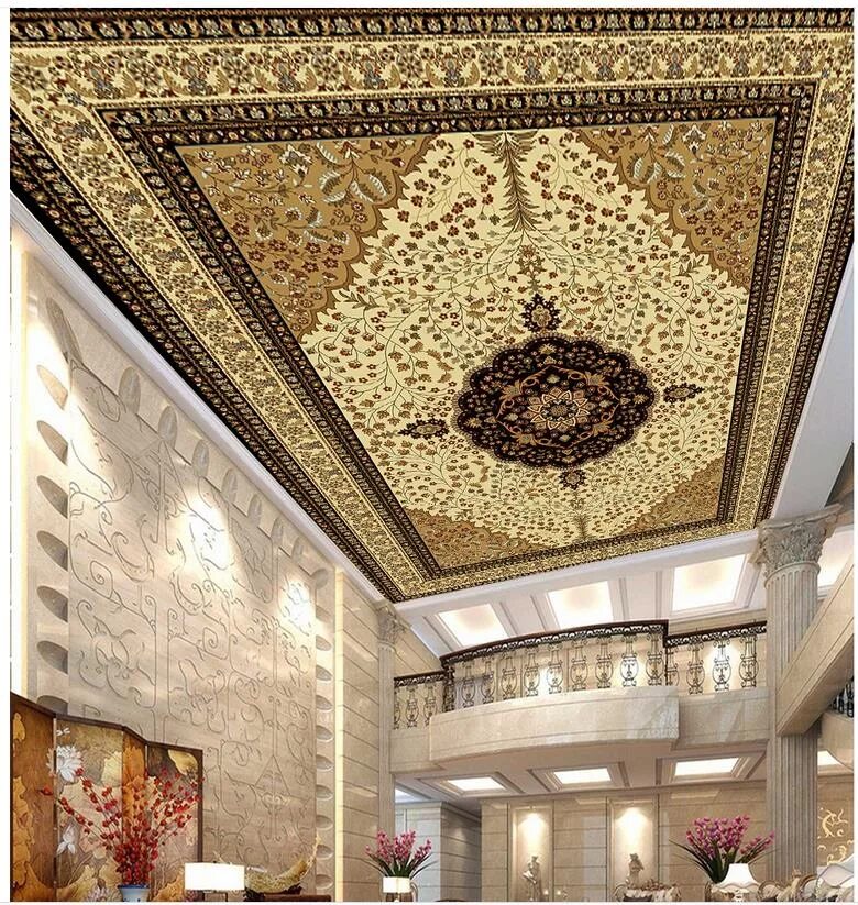 Резные натяжные потолки. Потолок из ковров. Потолки ковров. Потолки ковров. Потолки ковров.