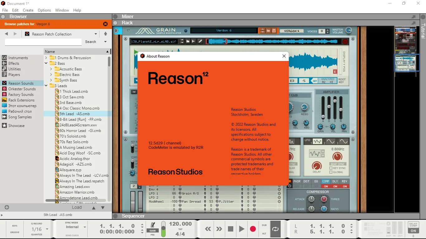 Reason 12. Reason Studio. Reason Studios reason 12.2.8. Reason Studios - reason 12 v12.5.3 x64.