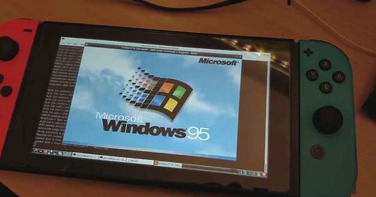 Nintendo windows. Windows 95 игры. Nintendo Switch Windows. Нинтендо на винде. Nintendo Switch Ubuntu с клавиатурой.