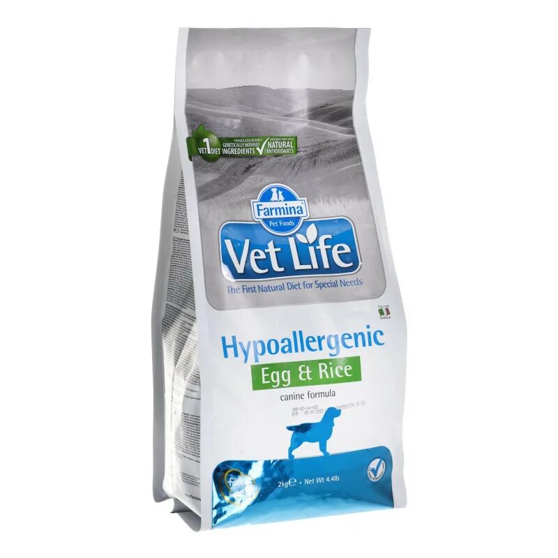 Vet life корм hypoallergenic. Farmina корм vet Life для собак Hypoallergenic сухой. Farmina vet Life Hypoallergenic Egg & Rice 2кг. Фармина Ветлайф гипоаллергенный для собак. Фармина ультра гипоаллергенный корм для собак.