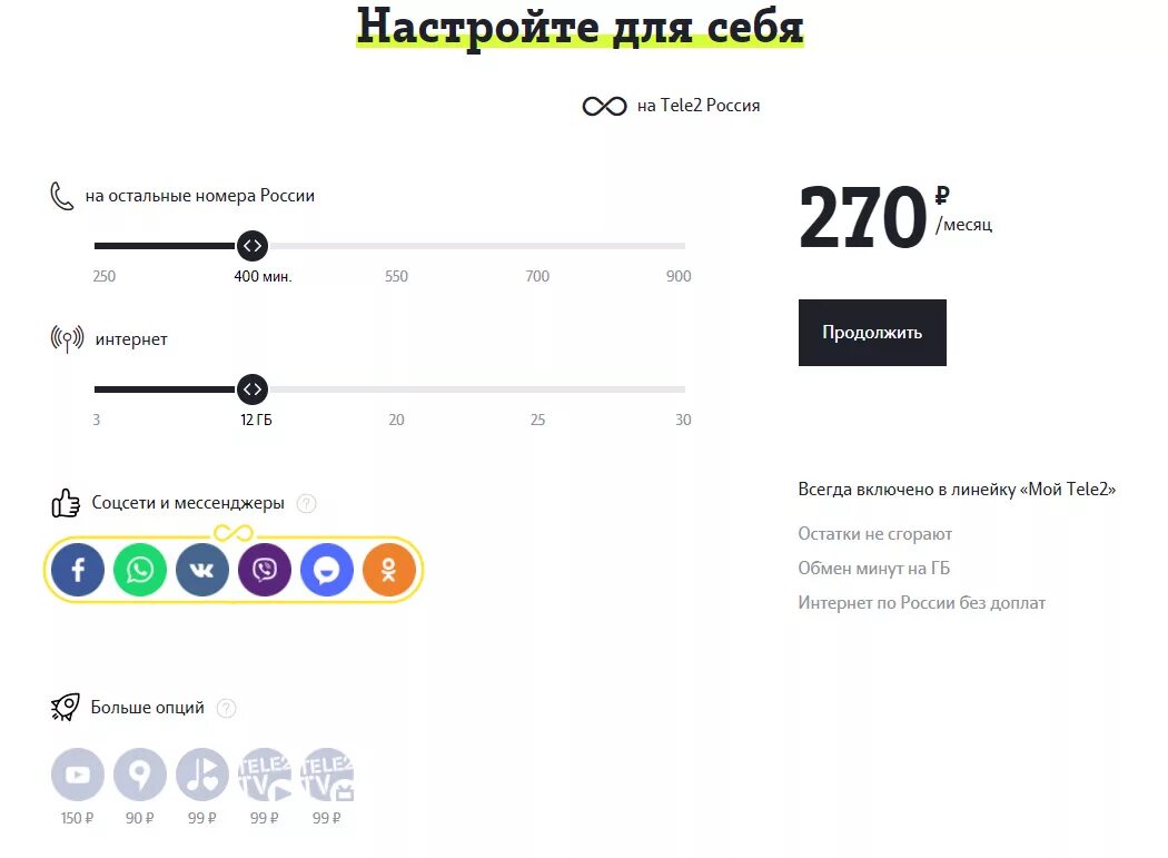 Тариф теле2 на моем телефоне. Настроить тариф теле2. Мой теле2 тариф.