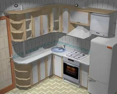 Как сделать кухонный гарнитур угловой