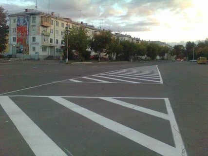 Разметка островок