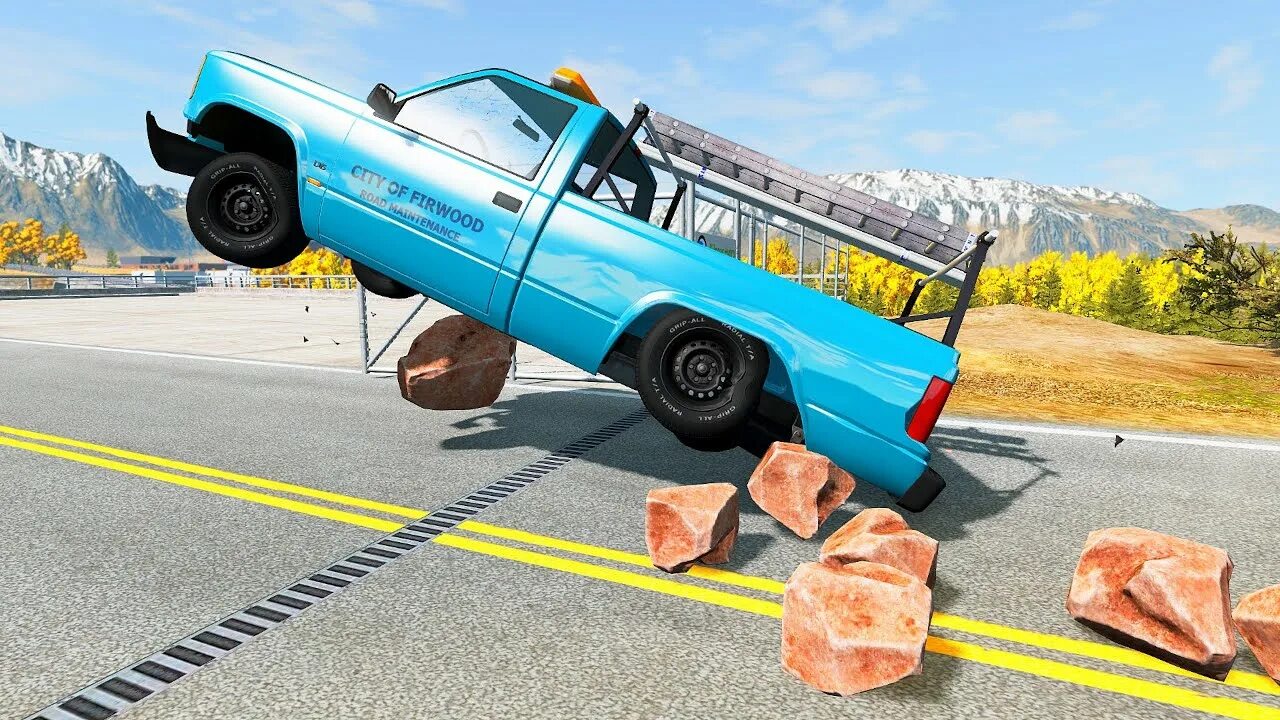 Fast crashing. Rocky start beamng drive. fast crash.