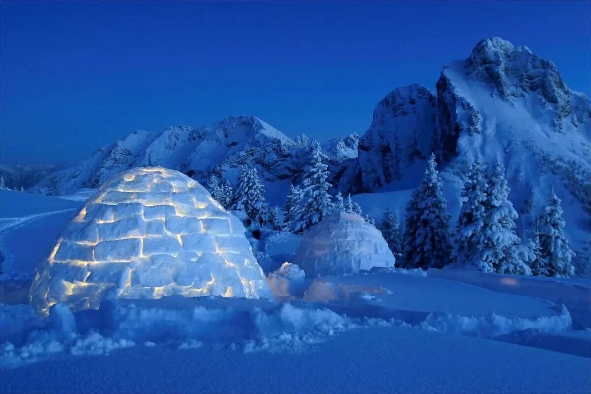 Иглу - снежный дом эскимосов. Иглу жилище эскимосов внутри. Дом изо льда у эскимосов. Хижина из снега.