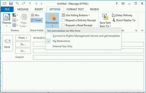 Internal message