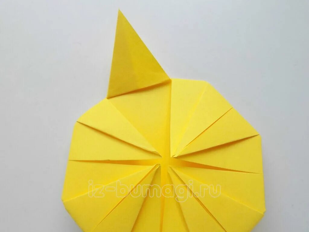 Оригами солнышко. Оригами солнце. Солнышко оригами из бумаги. Поделка солнце оригами.