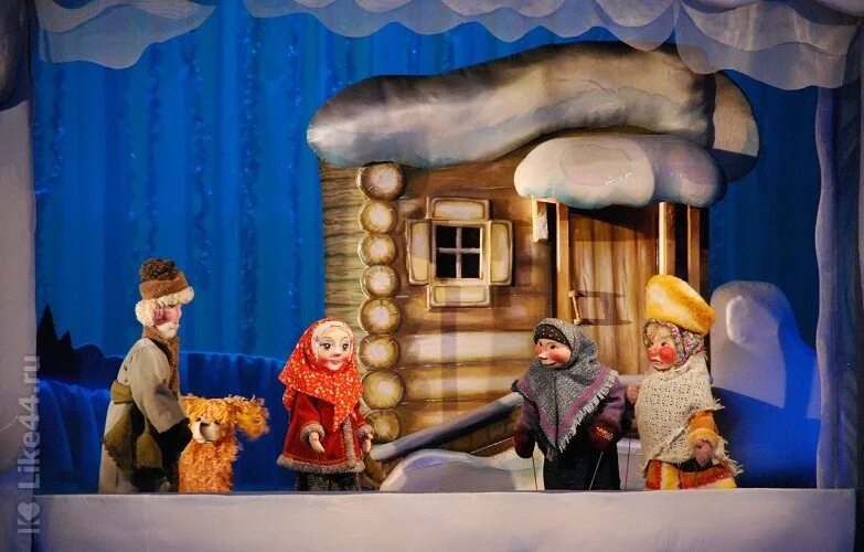 Зимний театр спектакли. Кострома кукольный театр Морозко. Морозко кукольный театр марионеток. Кукольный театр сказка Морозко. Кукольный спектакль Морозко.