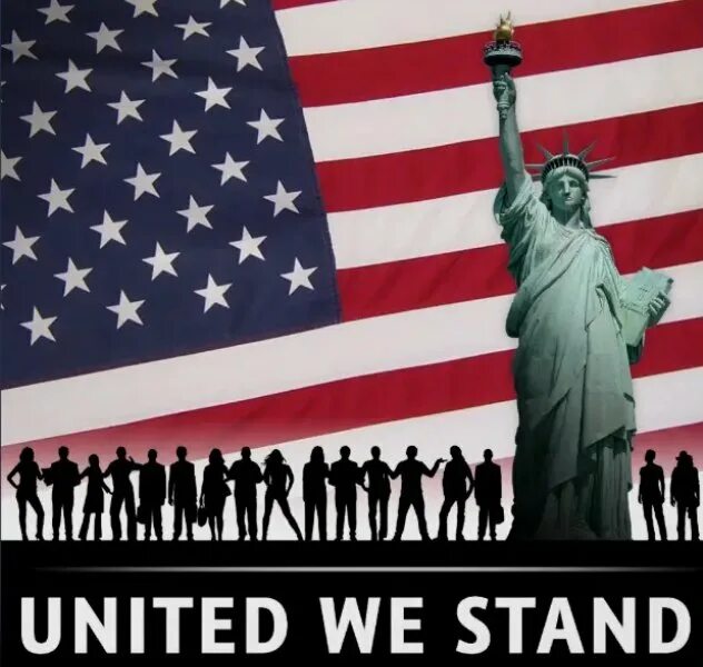 He stands we stand. United we Stand. United we Stand divided we Fall. United we Stand Art. United we Stand propaganda.