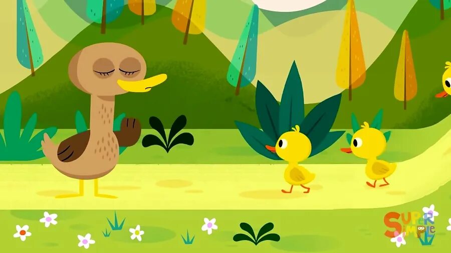 5 duck. Five little Ducks. Five little Ducks super simple Songs. Fluffing a Duck игра. Five little Ducks | Kids Songs | super simple Songs.