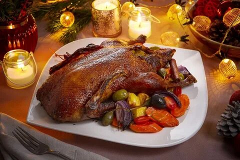 Вкусная утка в духовке на новый год