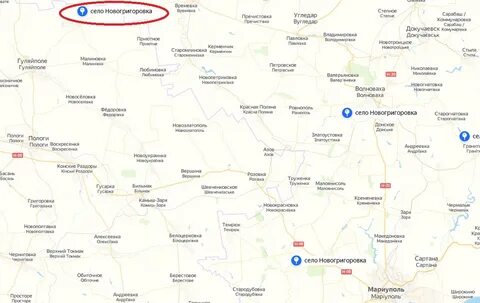 Петровское на карте украины