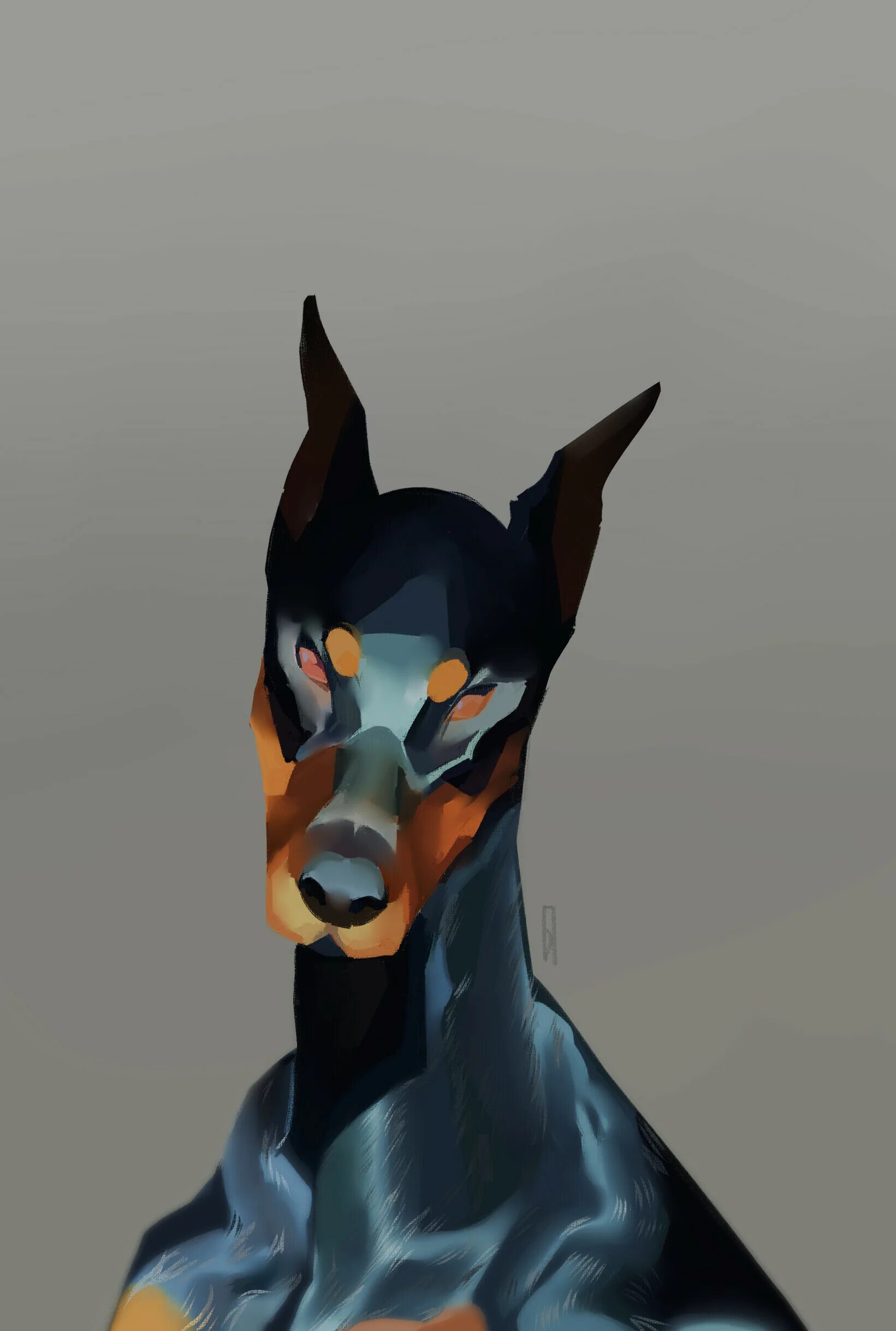 Pin by Felipe on arte Dog design art, Demon dog, Dog drawing