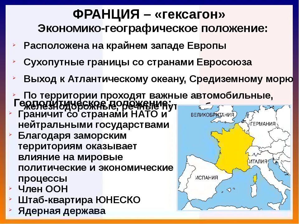 Какую сухопутную границу имеет франция. Франция географическое положение франции. экономико географическое положение франции. экономическо-географическое положение франции. эгп франции кратко.